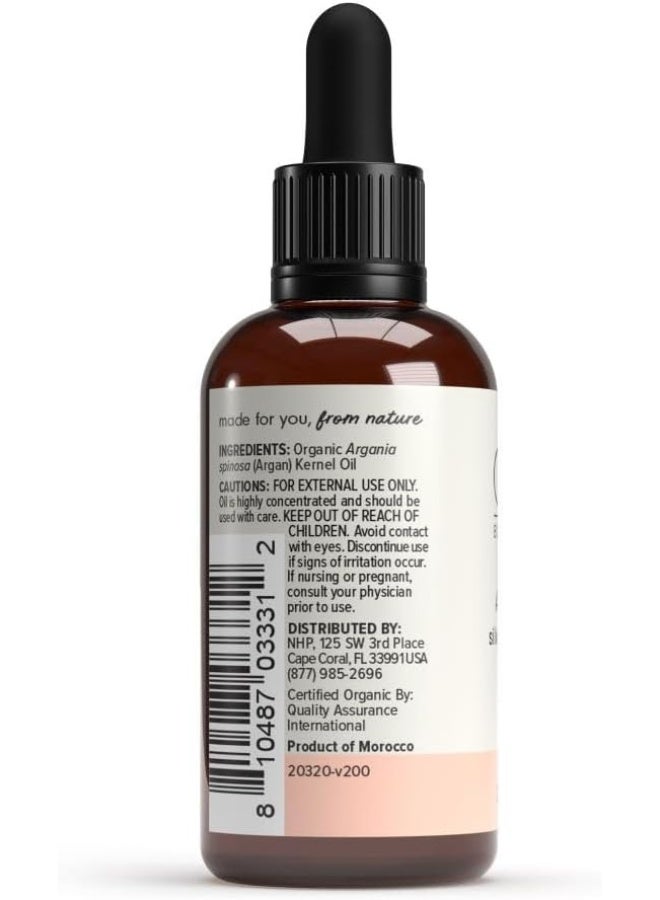 Dr. Mercola's Argan Oil (2 fl oz), Non GMO, USDA Organic - Image 2